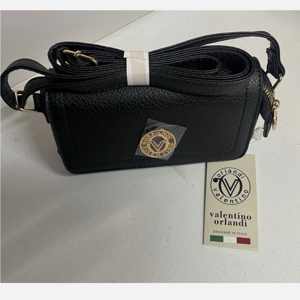 Valentino Orlandi Black Leather crossbody - Picture 6 of 6